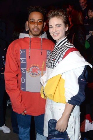 Lewis Hamilton and Beatrice Vio